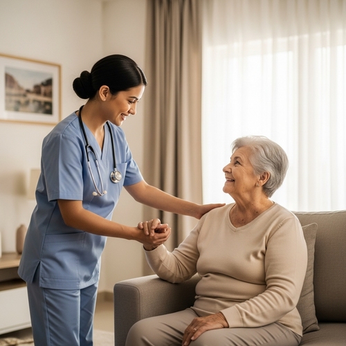 ممرضة منزلية بالشهر الكويت