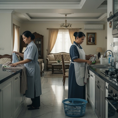 مكتب خدم مؤقت شهري